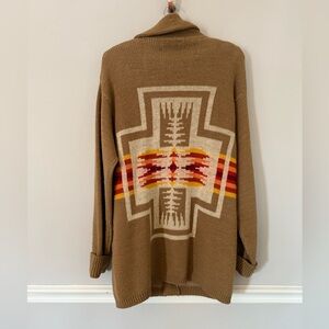 1970’s Vintage Pendleton high grade western wear sweater cardigan. L